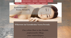 Desktop Screenshot of kosmetik-pirronello-duisburg.de