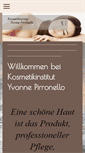 Mobile Screenshot of kosmetik-pirronello-duisburg.de